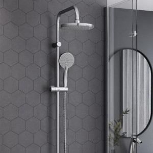 408102400 набор 2 в 1: смес. для душа душ система шт. Damixa Space