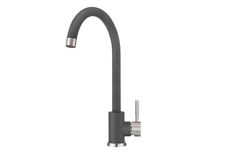 ST-4031, ГРАФИТ, СМЕСИТЕЛЬ КУХОННЫЙ GRANULA Standart ST-4031-ST125 - Вид №1