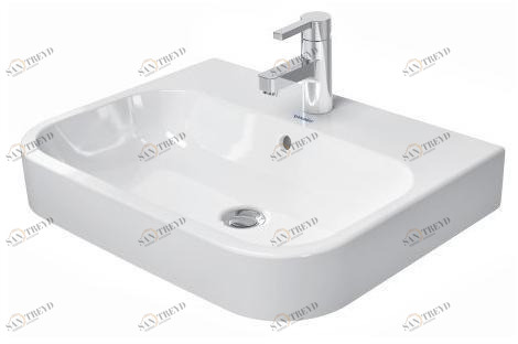 Накладная раковина на столешницу  овальная Duravit Happy D.2 sun-id-1412332