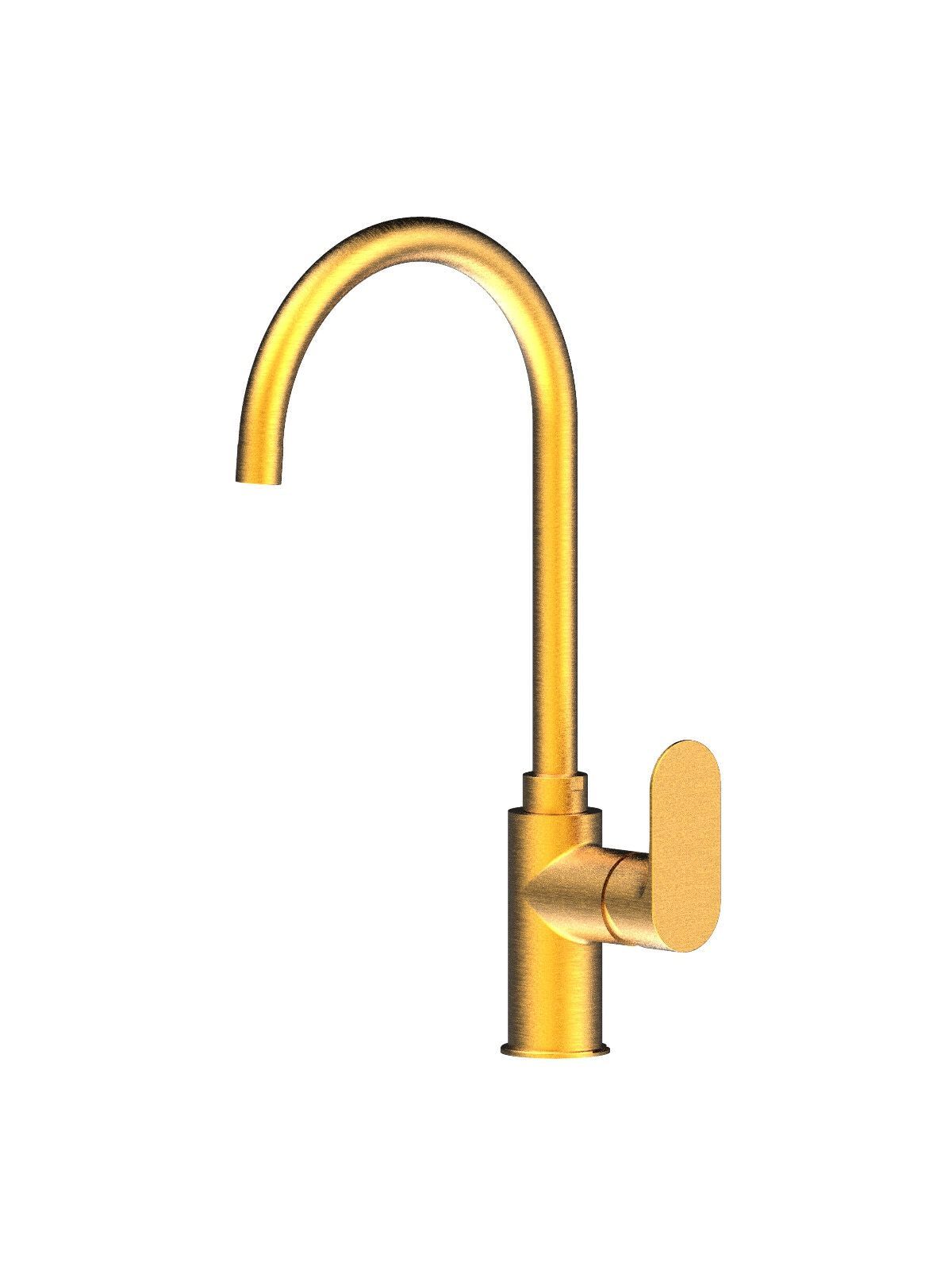 Смеситель для кухни на одно отверстие с поворотным изливом Rubinetterie Frattini Lea ARCH-00034191 - Вид №4