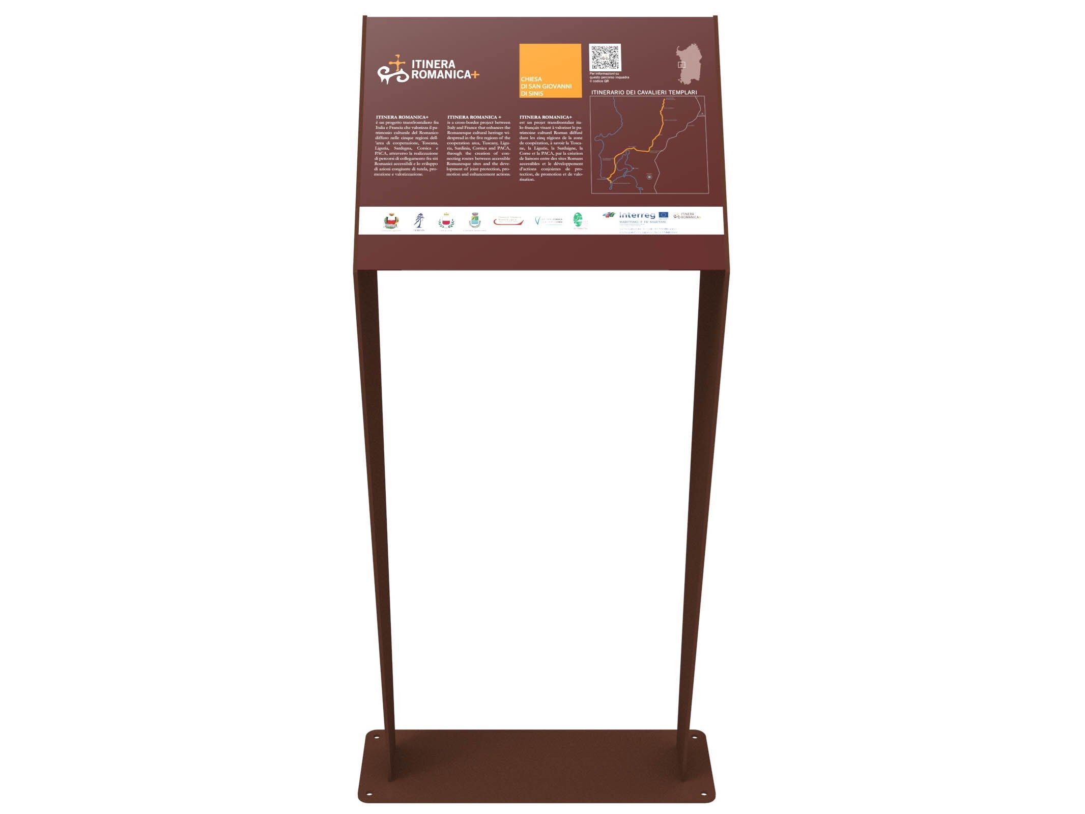 Оцинкованная сталь общественное пространство пюпитр Lazzari Sharp ARCH-00079201 - Вид №1