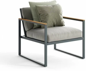 Atmosphera Садовое кресло с алюминиевыми и тканевыми подлокотниками Qubik Qu.pl