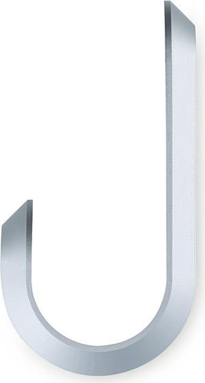 331571 Мини-крючки Curve, матовое серебро (2 шт.) Normann Copenhagen  - Вид №1