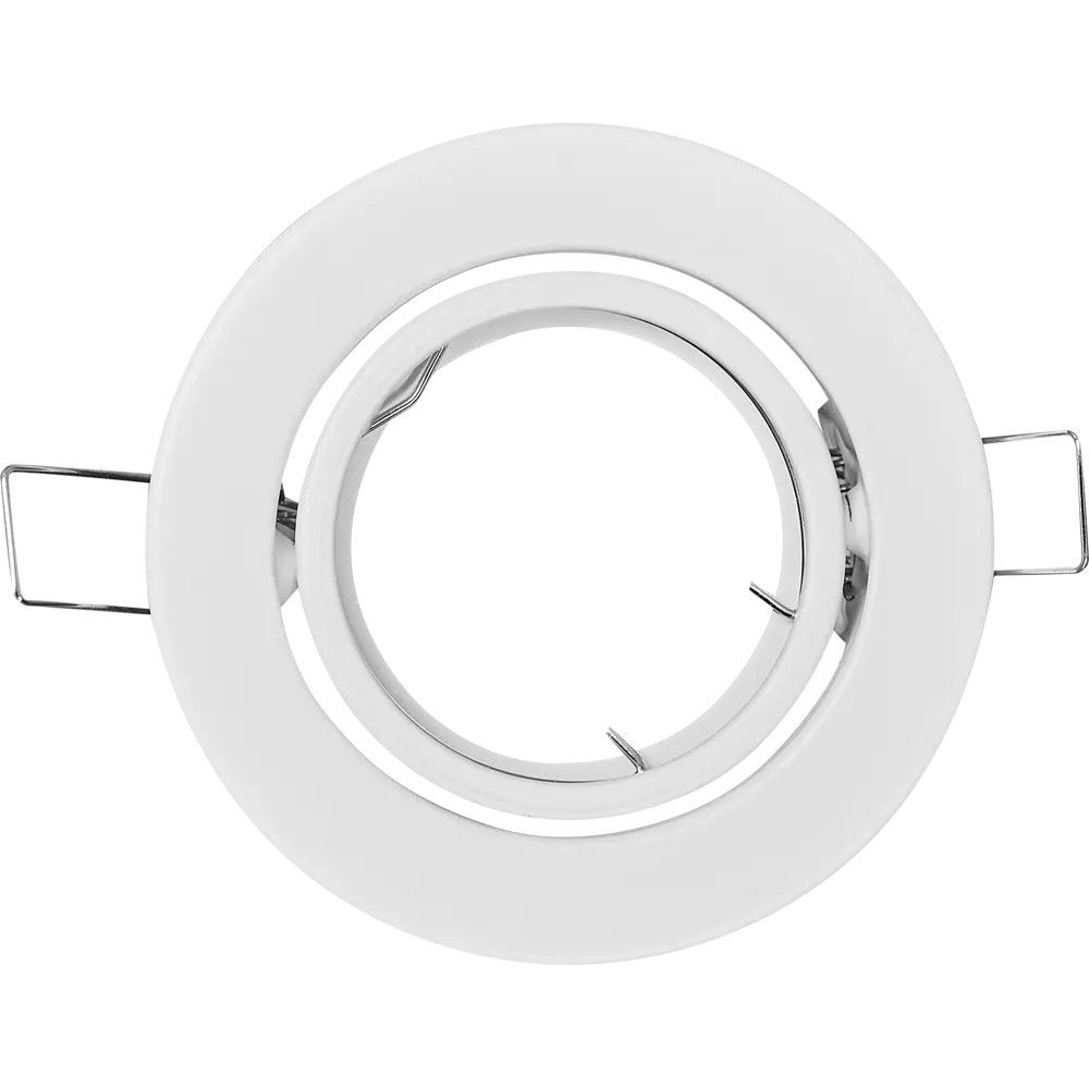 Светильник точечный встраиваемый под отверстие 60 мм GU5.3 цвет белый Santreyd STLM-2136226 - Вид №3