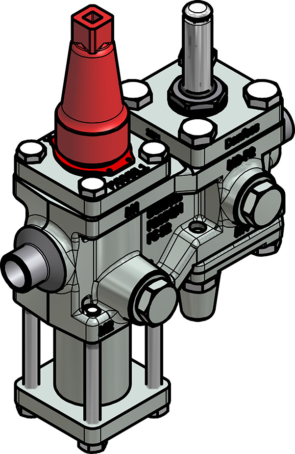Danfoss ICF 15 — многофункциональные клапанные станции ICF 15-4-18H (15 DIN) Клапан-регулятор у 027L4542  - Вид №8