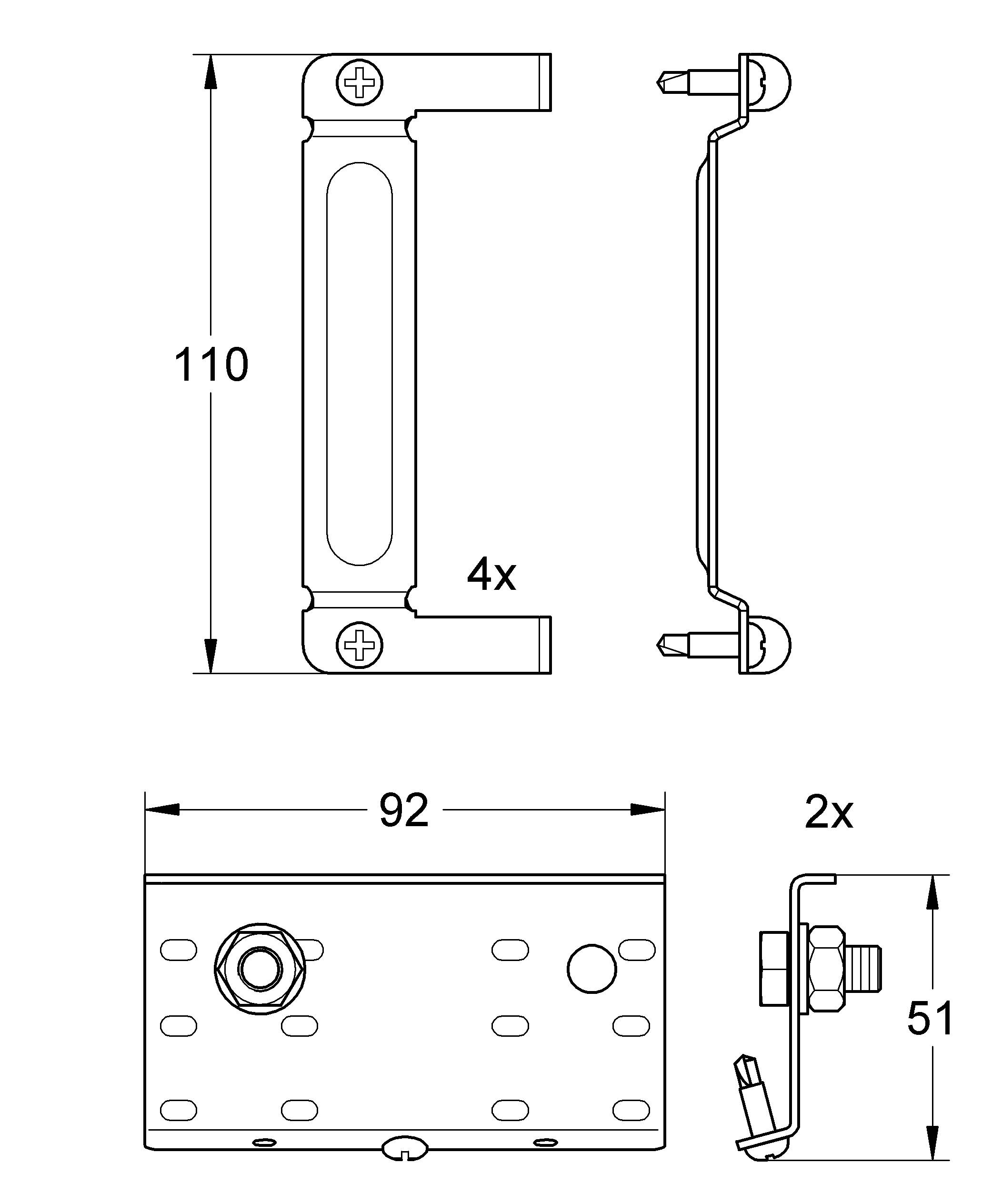 Монтажный набор GROHE Rapid Pro для Rapid SL (39049000) - Вид №2