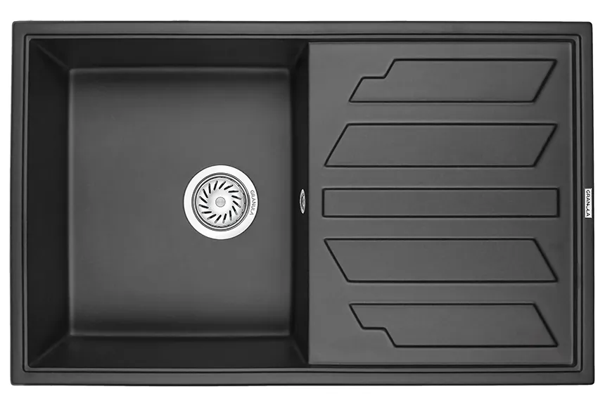 8002, ТУРМАЛИН, кухонная мойка, кварц GRANULA 8002-ST219 - Вид №1