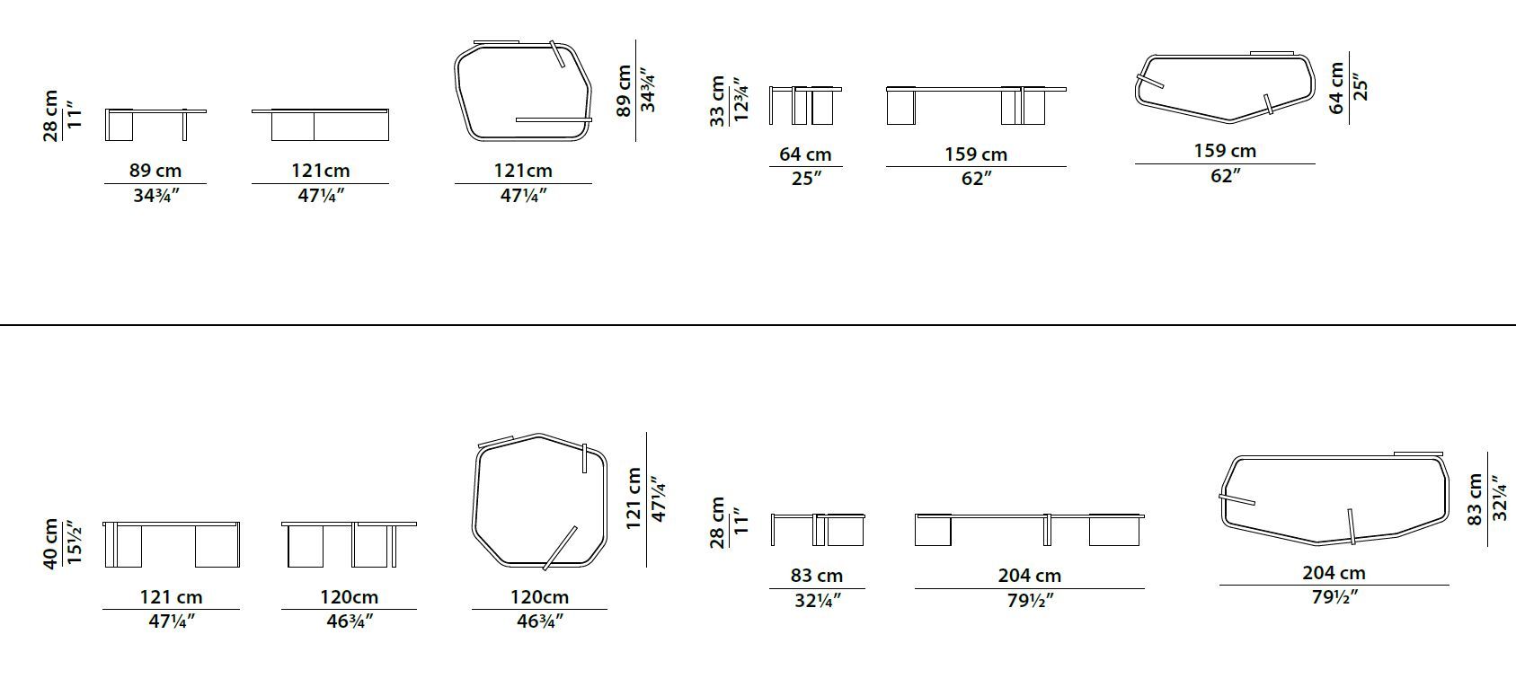Мраморный журнальный столик для гостиной Baxter шерсть ARCH-00117541 - Вид №4