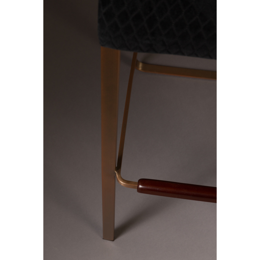 Стул барный Flor черный Dutchbone 1500242 - Вид №8