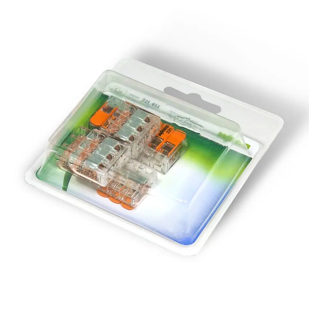 Клемма универсальная Wago 221-613 3 разъема, пластик, 6 шт. 82875172 STLM-2104979  - Вид №1