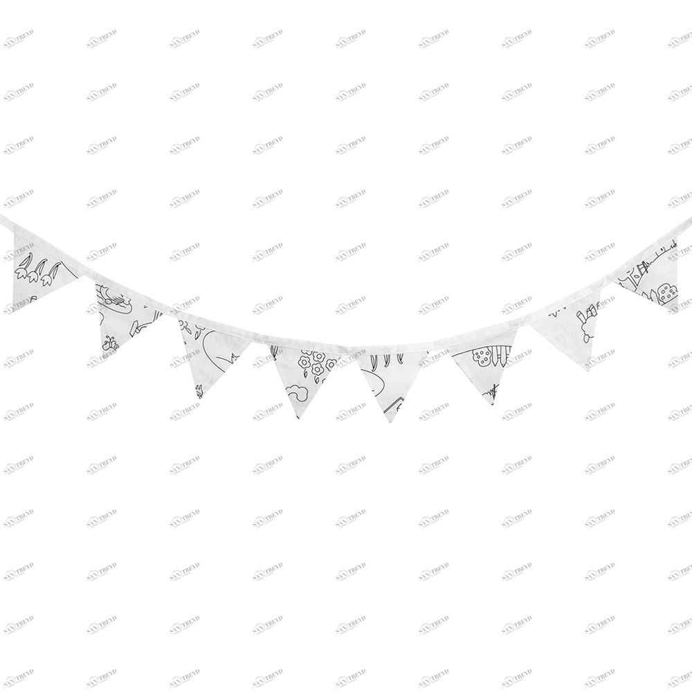Гирлянда из флажков Painter VAMVIGVAM PAINTER 282220 Белый Santreyd
