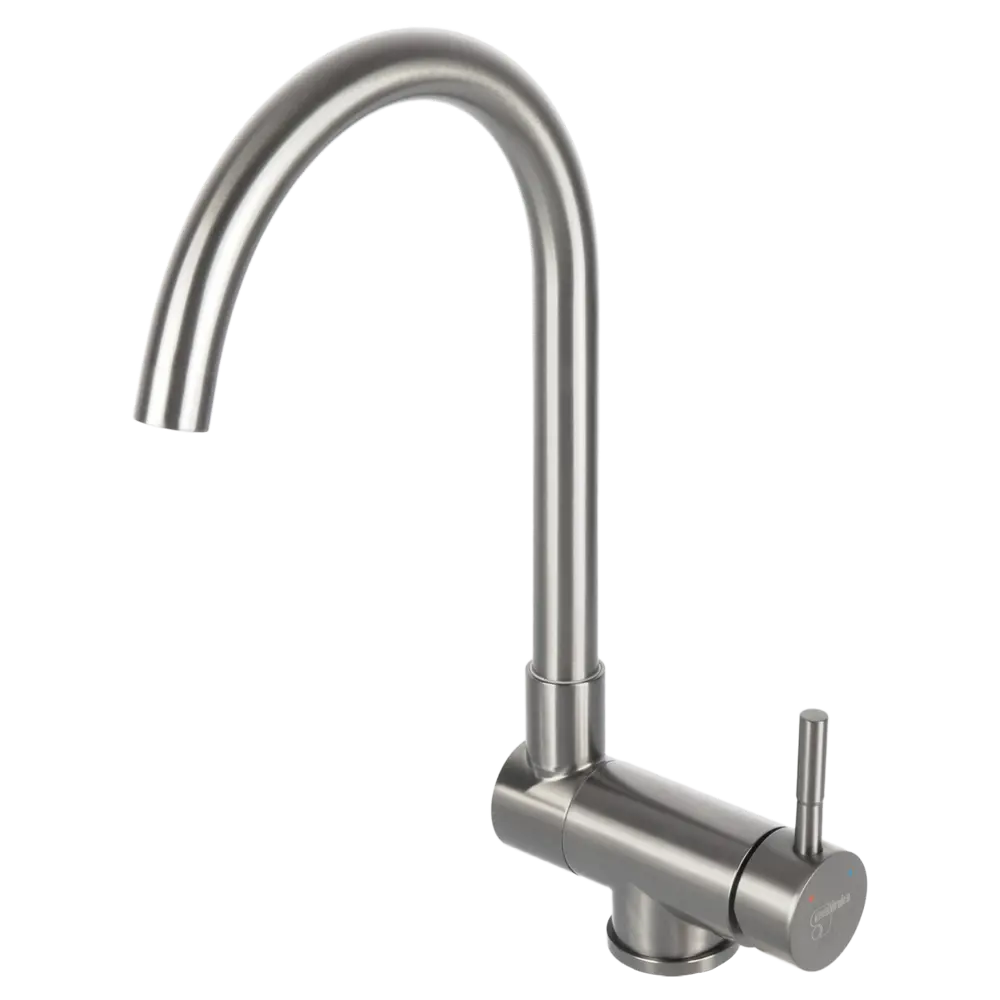 Кухонный смеситель Delinia Сиг с высоким изливом 25 см 89352204 STLM-1448111 - Вид №1