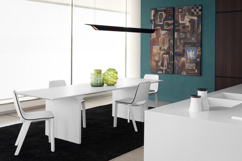 Maiullari Прямоугольный лакированный обеденный стол Wing sun-id-1483680 - Вид №4