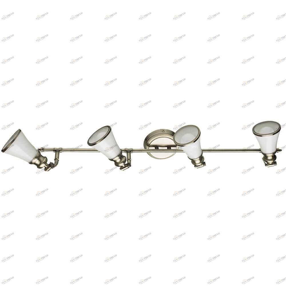 Спот потолочный с белыми плафонами бронза Arte Lamp A9231PL-4AB ARTE LAMP 81 BRONZE 00-3891142 Белый;бронза 