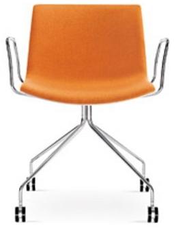 arper Кресло на эстакаде с подлокотниками на колесиках Catifa 53 sun-id-1452518 - Вид №2