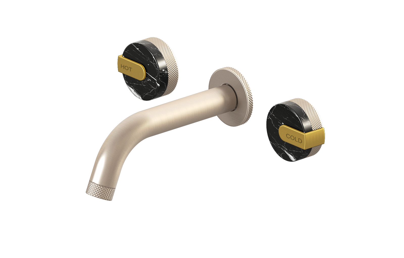 E-11530-R2MB-L1BAU-SN Смеситель для умывальника из 19,1см носикем (внешняя часть) GRAFF MOD+