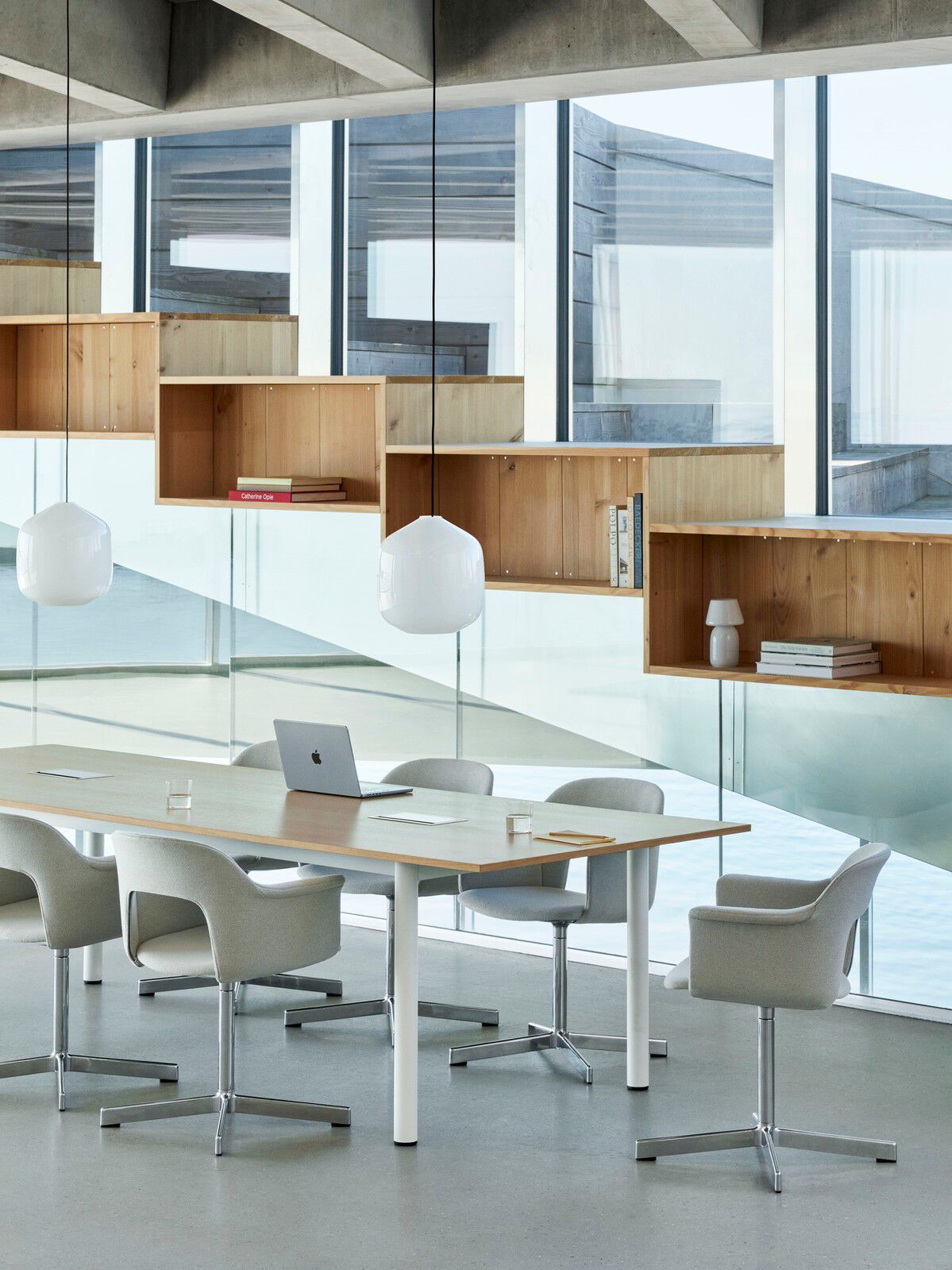 Вращающийся мягкий стул с подлокотниками Hay макет ARCH-00039533 - Вид №12