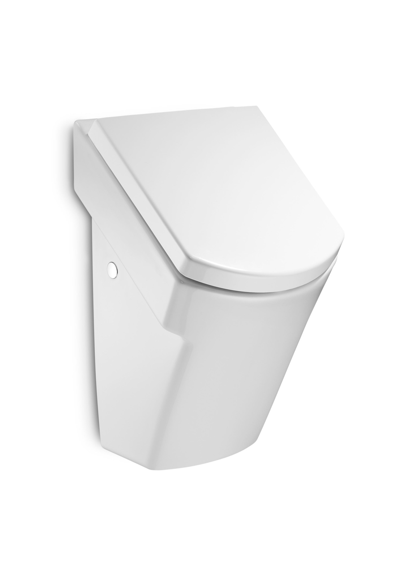 A35362E000 Фарфоровый писсуар с крышкой и подводом воды сзади ROCA Hall