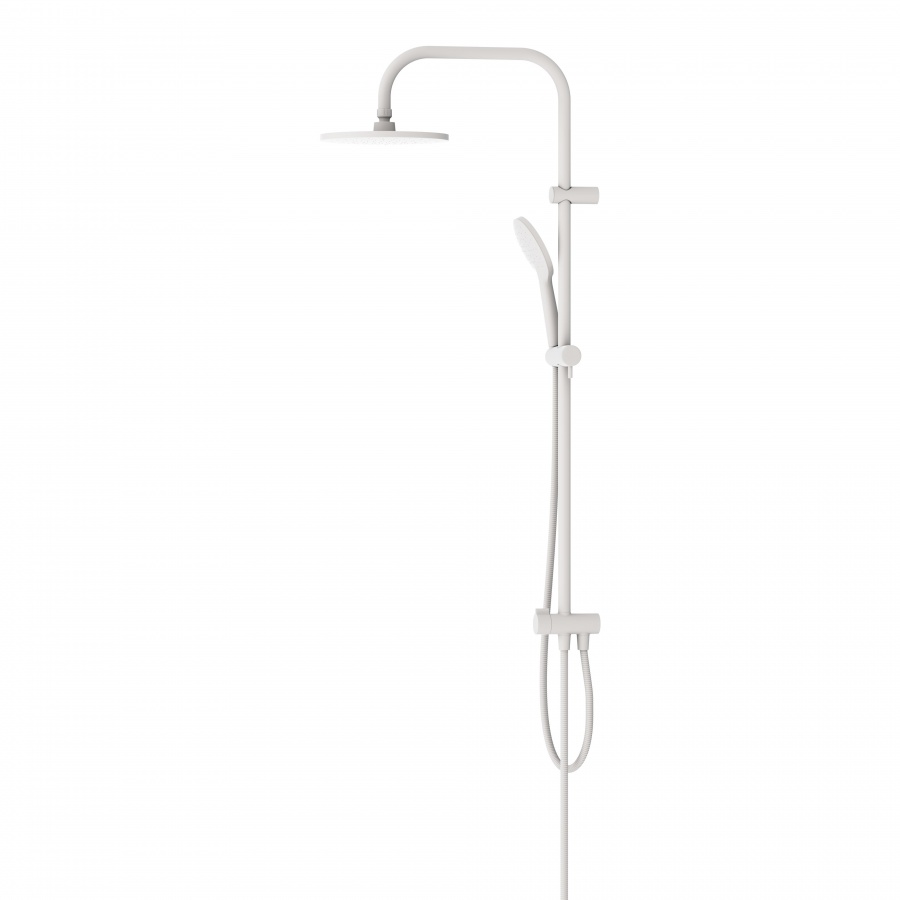 DX977700200 душ. система: верхний душ 230мм ручн.душ 120мм 1 режим штанга 1010мм Бел Damixa Origin Bit  - Вид №1