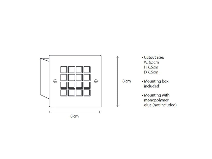 Наружная латунная светодиодная настенная табличка Authentage Lighting решетка ARCH-00097118 - Вид №3