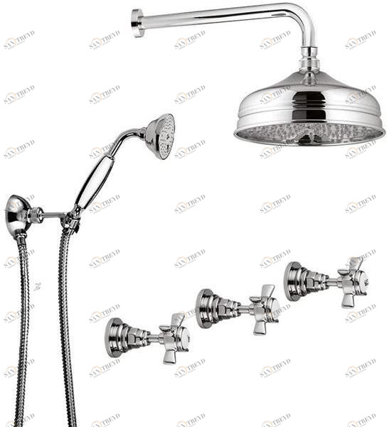 Rubinetteria Giulini Душевой набор с ручным душем Kensington 3715w2ks