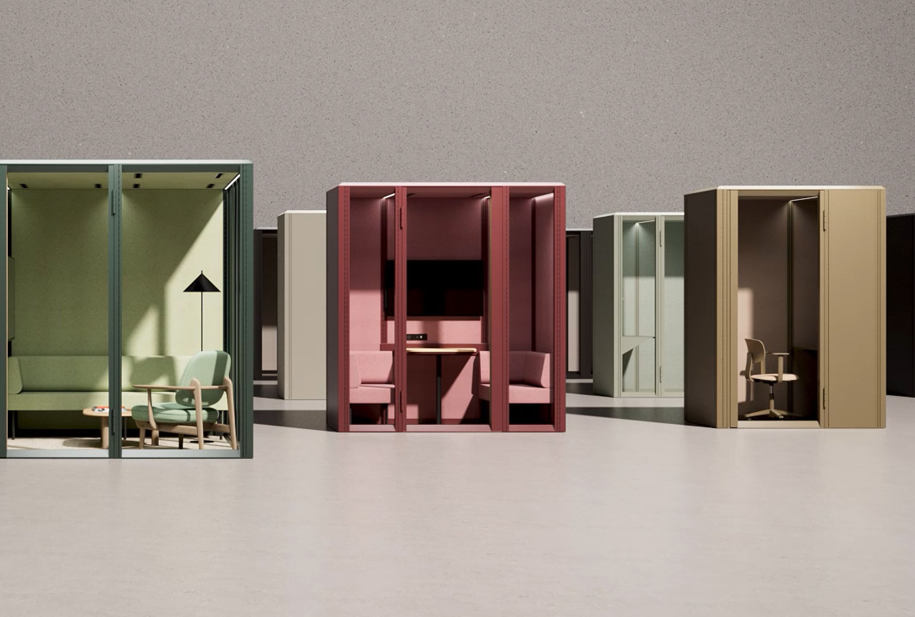 Многосторонняя акустическая офисная кабина для инвалидов Mute Modular ARCH-00146733 - Вид №2