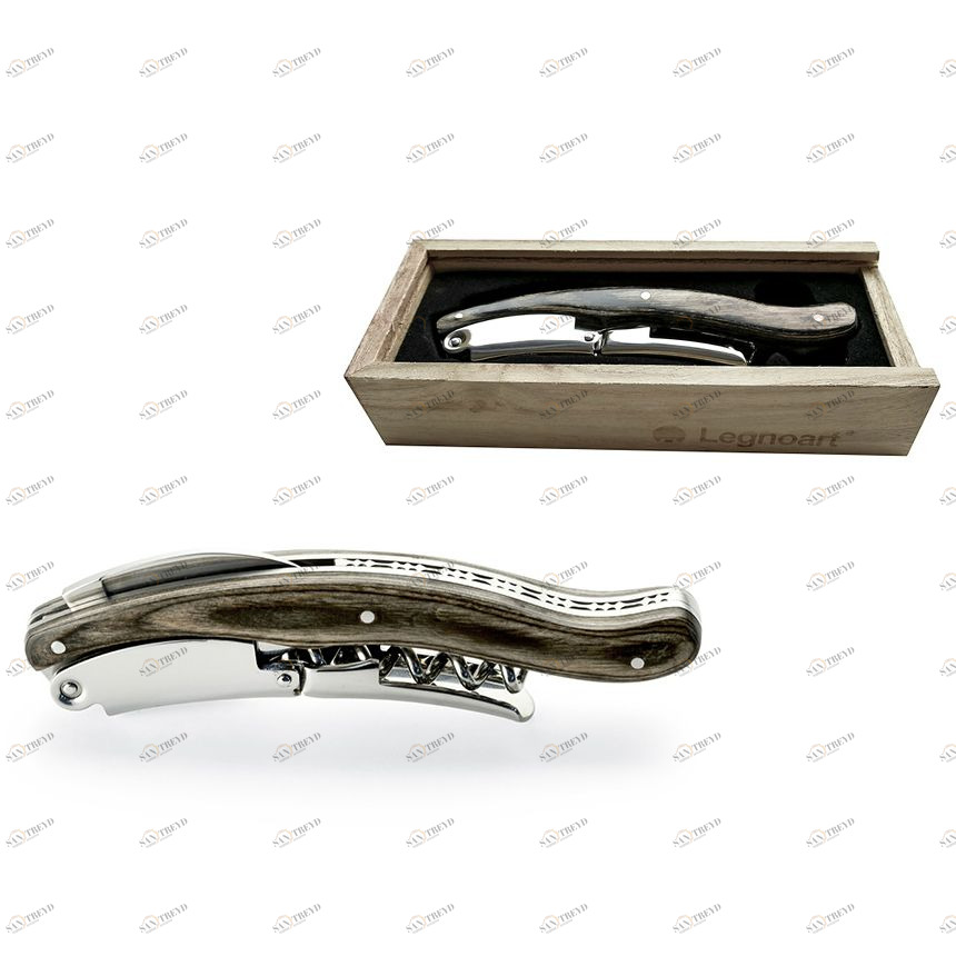 L002060200036 Штопор для вина Стальной Legnoart Италия 