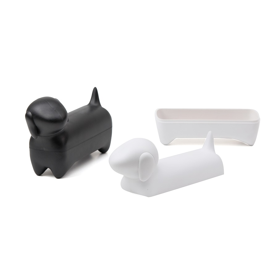 QL10291-WH Коробка для мелочей dacholder, белая Qualy  - Вид №15