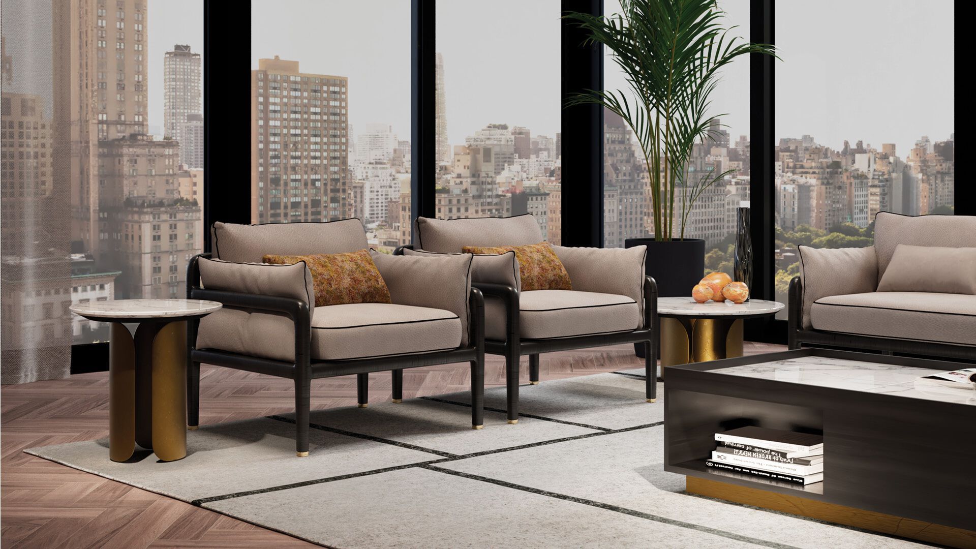 Деревянный диван OPERA CONTEMPORARY Брюс ARCH-00074078 - Вид №2