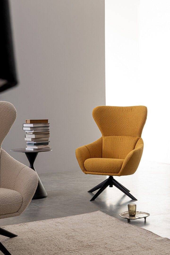 Тканевое кресло с подлокотниками BIZZOTTO HAILEY ARCH-00129869 - Вид №1