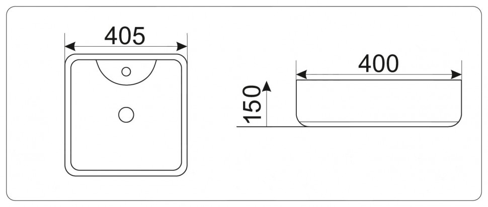 9443 Умывальник LAB.Space N - Вид №1