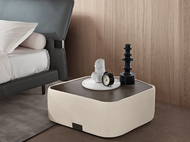 Кожаная двуспальная кровать с мягким изголовьем Max Divani ARCH-00115128 - Вид №8