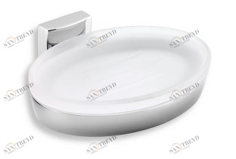 Мыльница стеклянная Novaservis Metalia 12 0236.0 хром 02360