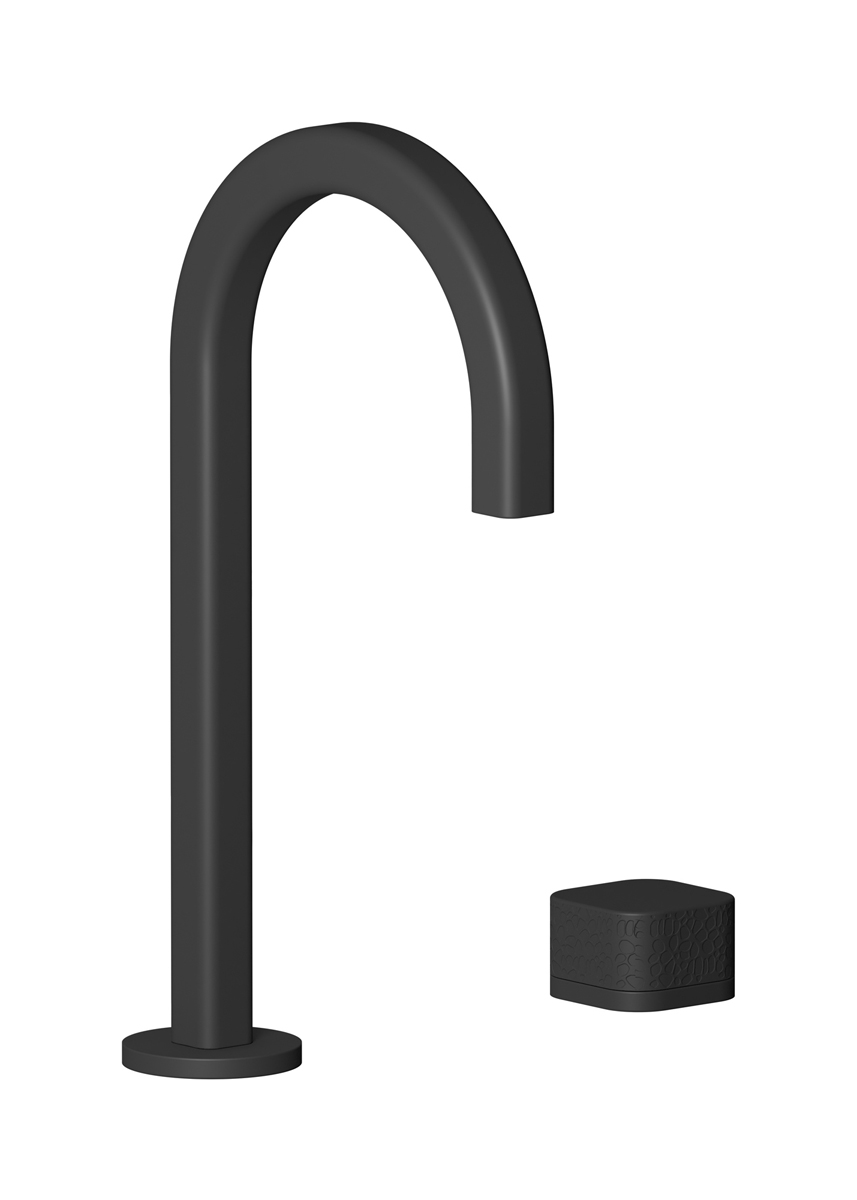 Смеситель для раковины на 2 отверстия WE ARE IB eo394np_4 Matt Black Elio