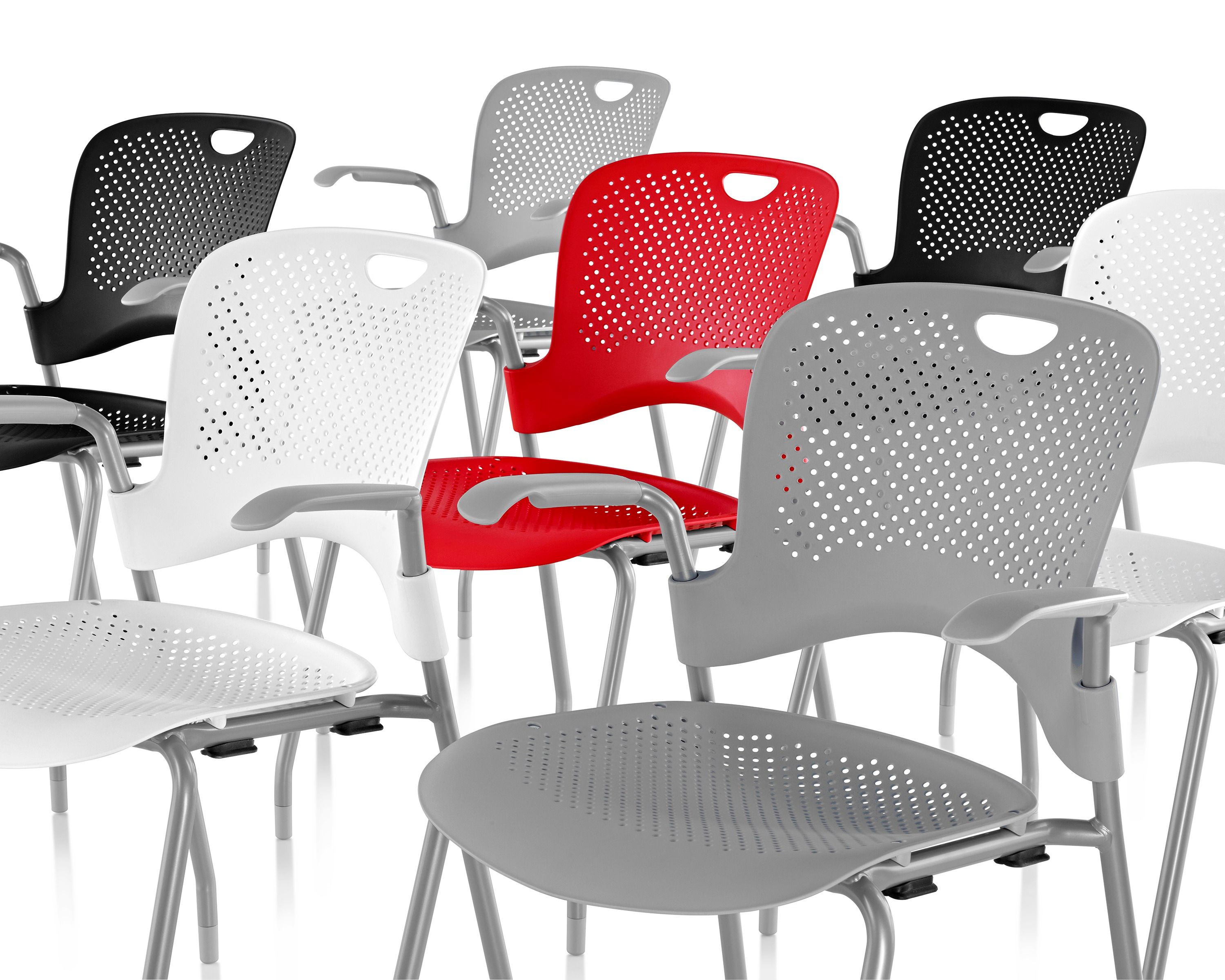 Штабелируемый стул nylon® с подлокотниками Herman Miller Caper ARCH-00079623 - Вид №16