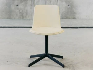 ENEA Стул с обивкой из ткани с 4 спицами Lottus