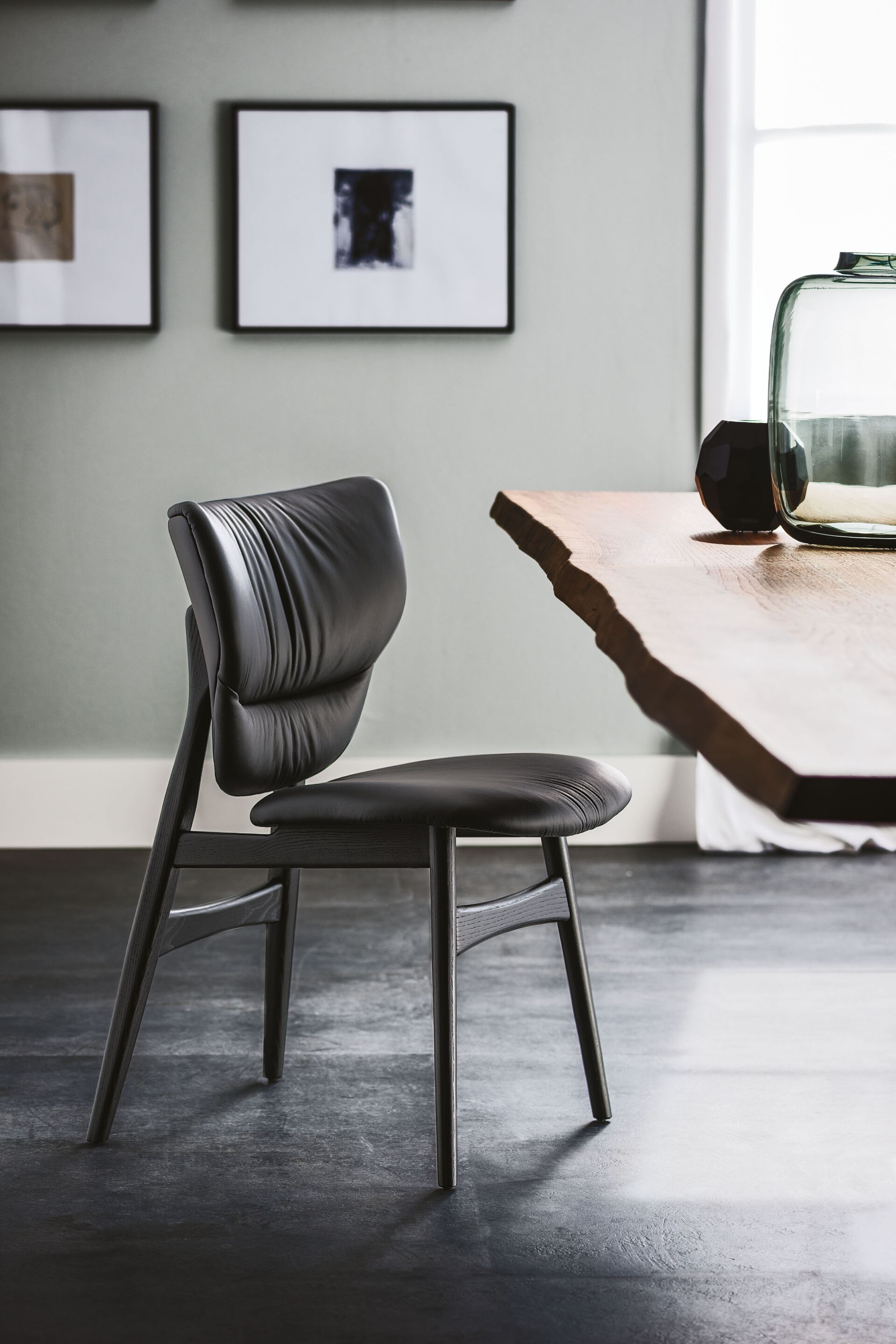 Стул из ясеня и кожи Cattelan italia Дамбо ARCH-00051390 - Вид №3