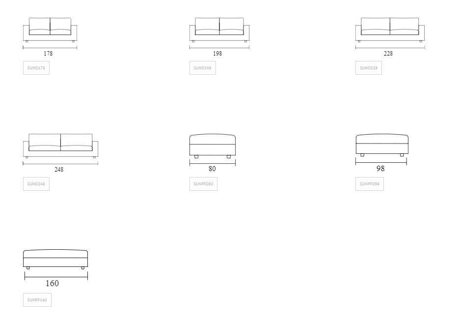 Модульный угловой диван из ткани Bontempi Casa SUNSET ARCH-00048740 - Вид №6