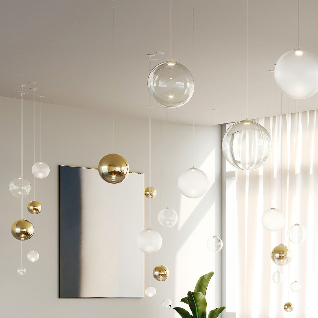 Lodes Random Solo 14 171019 прозрачный светильник подвесной LED 121573 - Вид №2