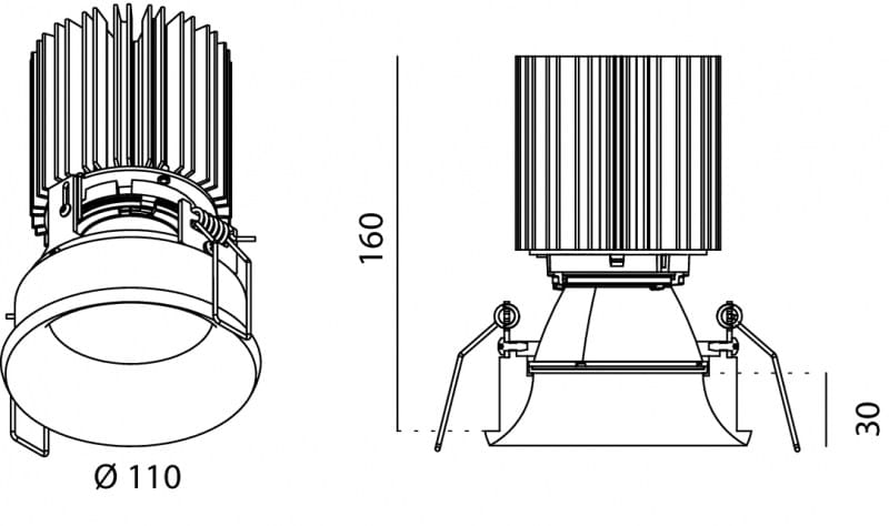 Утопленный прожектор Lucifero's Nyx ARCH-00067014 - Вид №6