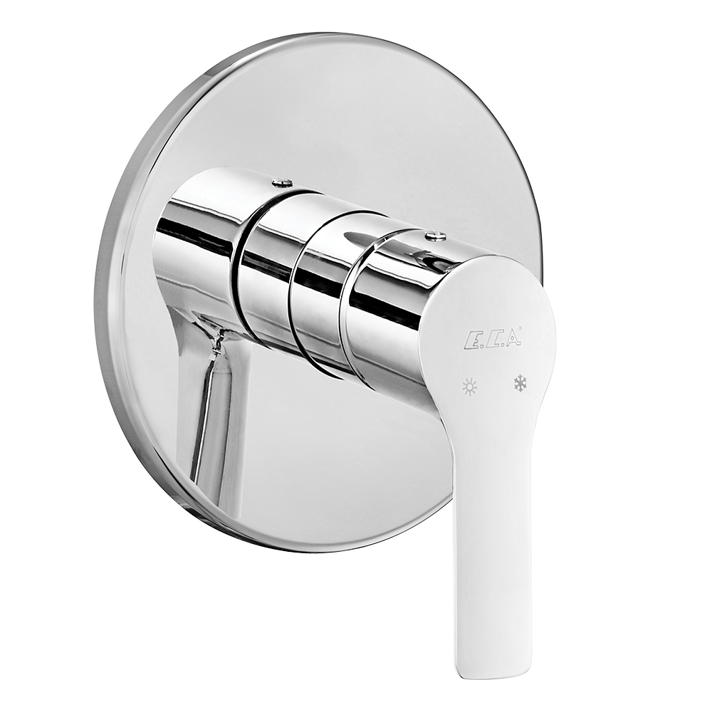 102167106-y  Смеситель для душа скрытого монтажа Luna, монтируемый на поверхность Eca  - Вид №1