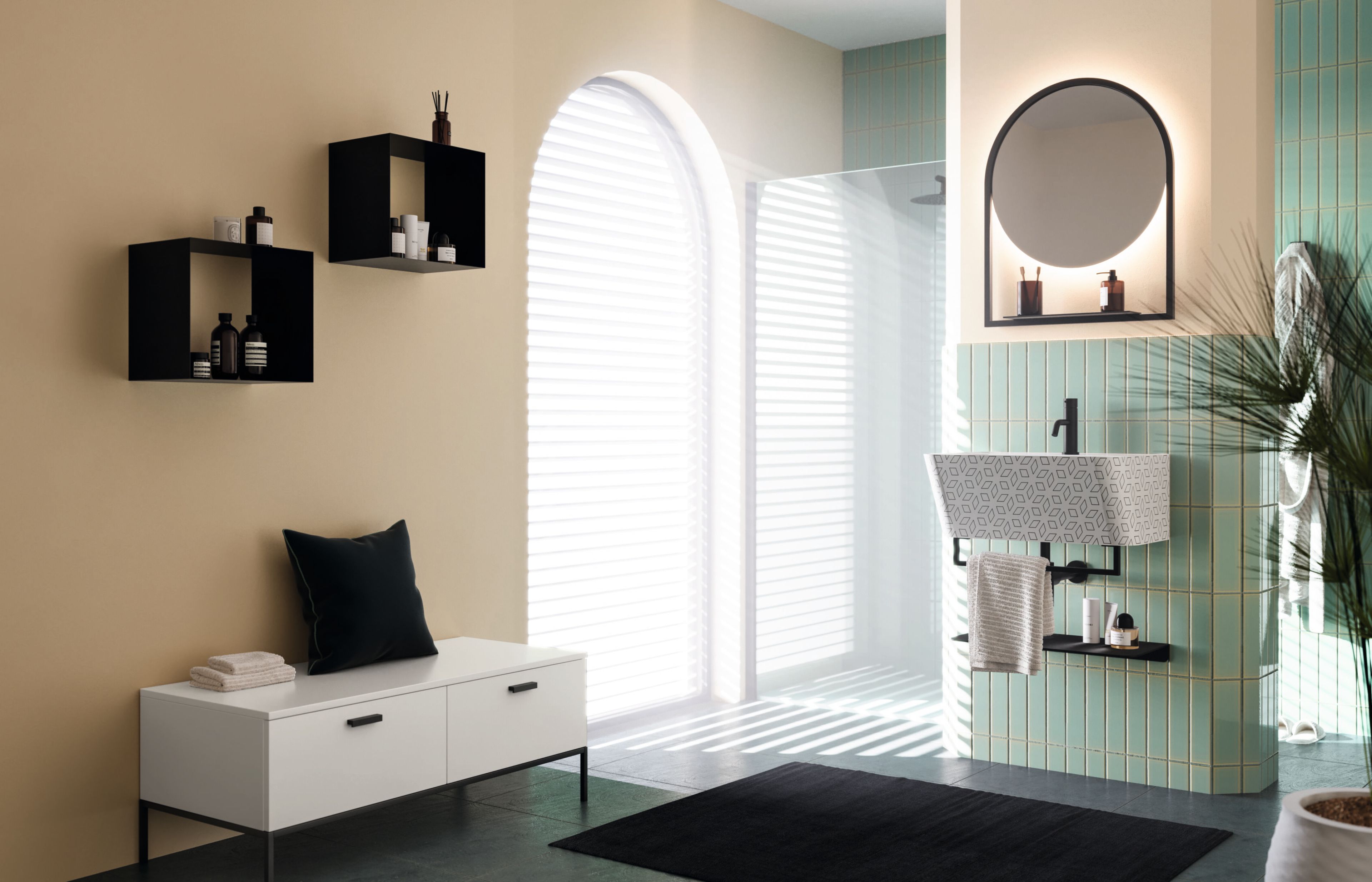 Напольный умывальник с ящиками COLAVENE Wynn ARCH-00071294