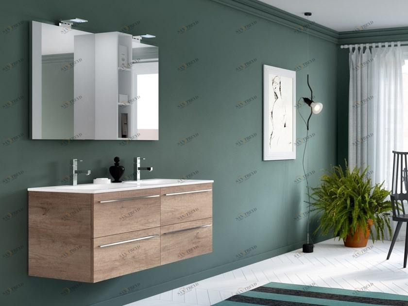 Gruppo Geromin Двойная тумба под умывальник с ящиками Change sun-id-1370410