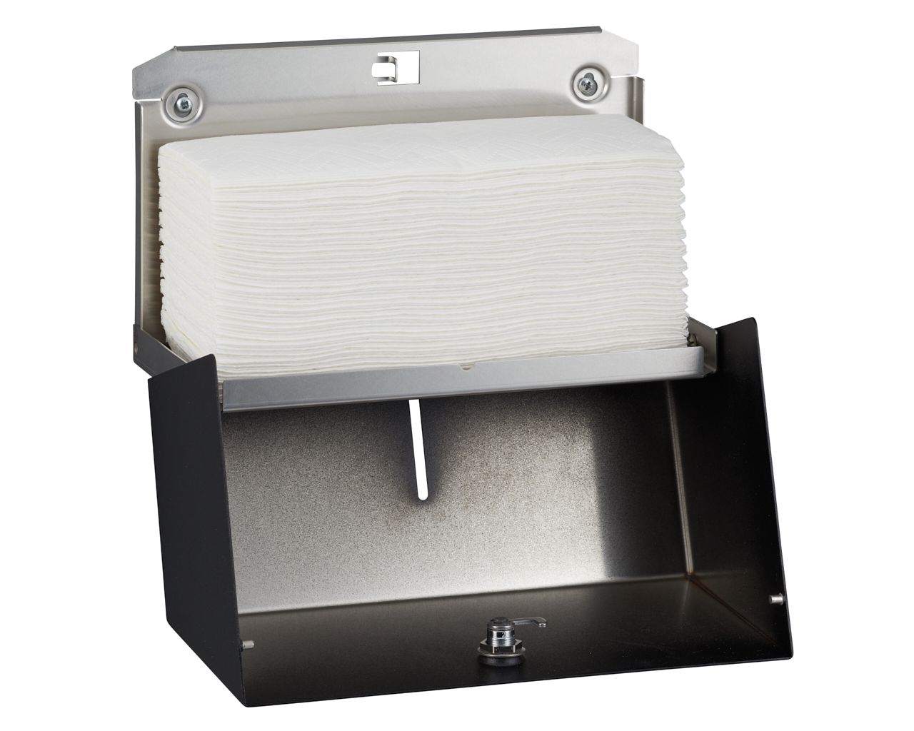 ASC201 Контейнер для бумажных полотенец STELLA BLACK LINE MINI, черный Merida  - Вид №4
