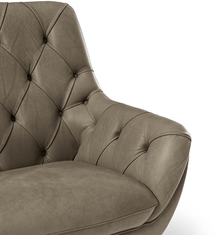 Max Divani 2-местный кожаный диван с тафтингом Grace sun-id-1417585 - Вид №4