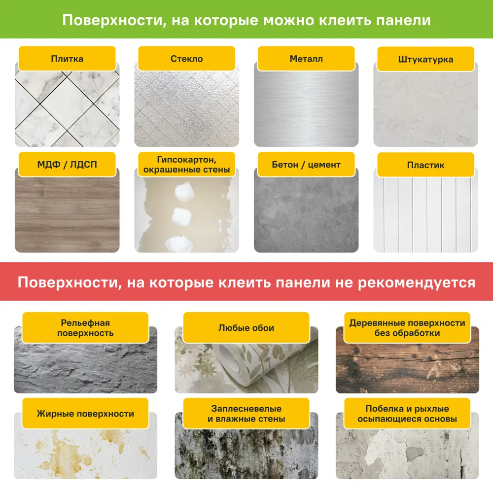 Листовая панель ПВХ Мергель серый 480x480x3 мм 0.22 м² GRACE STLM-2072849 - Вид №5