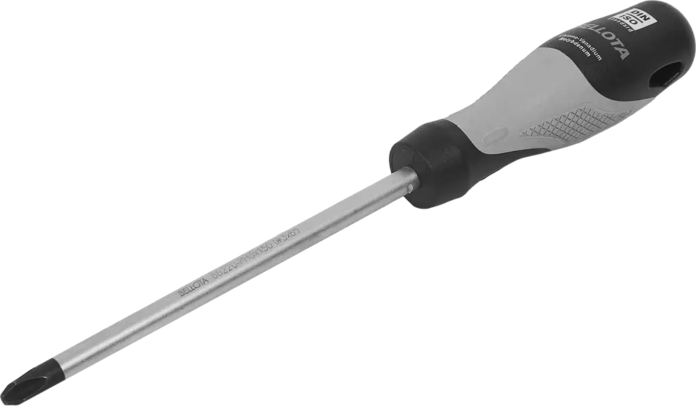 Крестовая отвертка Bellota PH3 с антискользящей рукояткой 87100219
