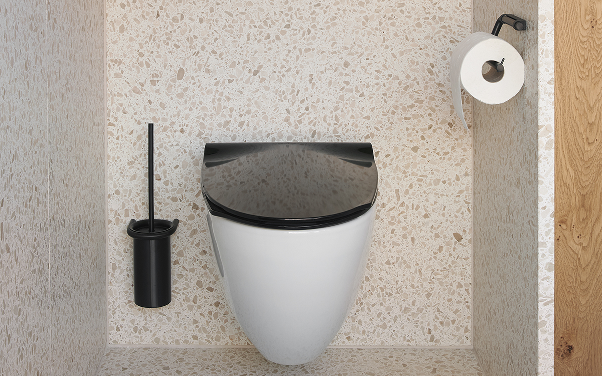 147061R1100 Держатель для туалетной щетки - черныйd line Knud Holscher  - Вид №1