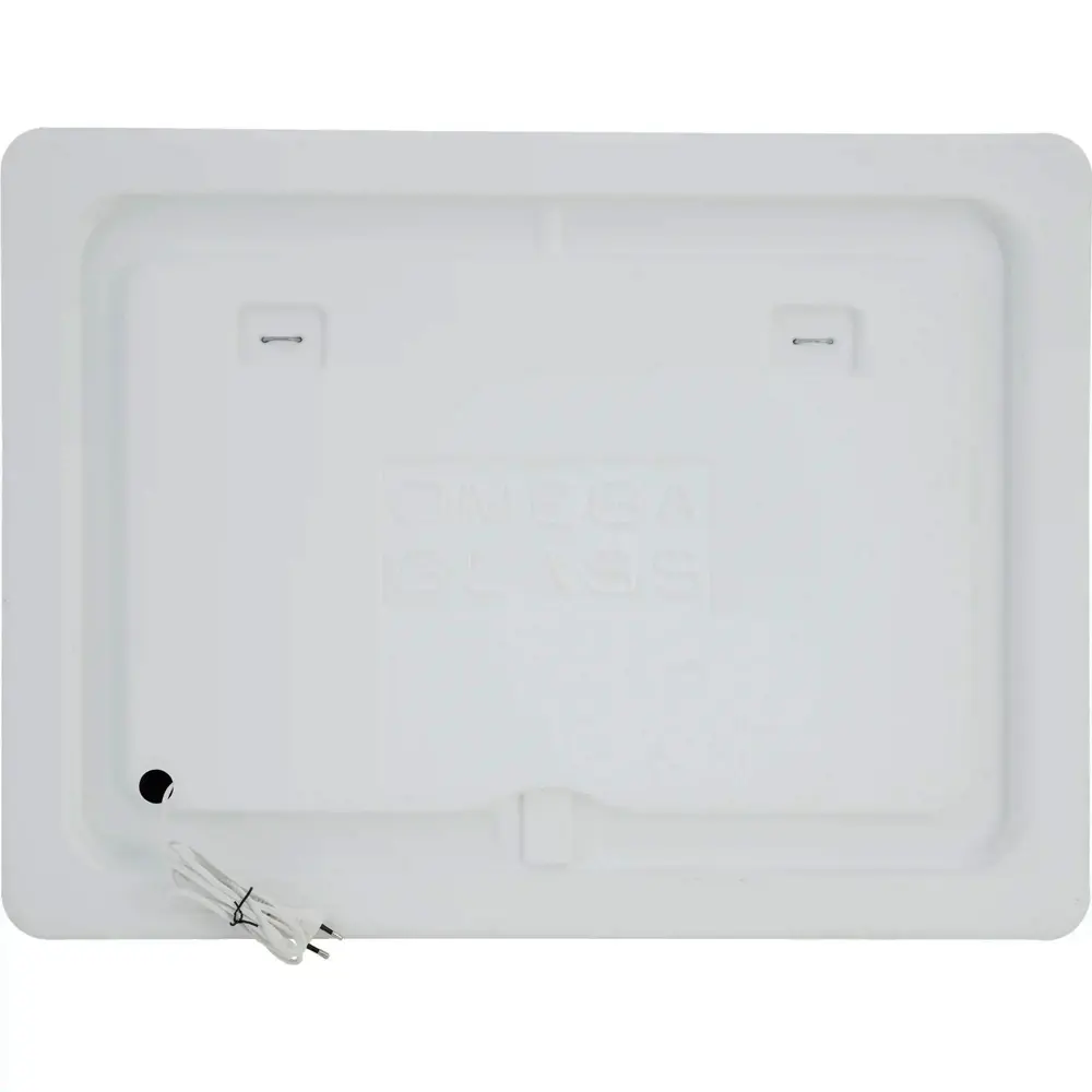Зеркало Omega Glass Руан с LED-подсветкой и часами 80×60 см 82809032 STLM-0036409 - Вид №2