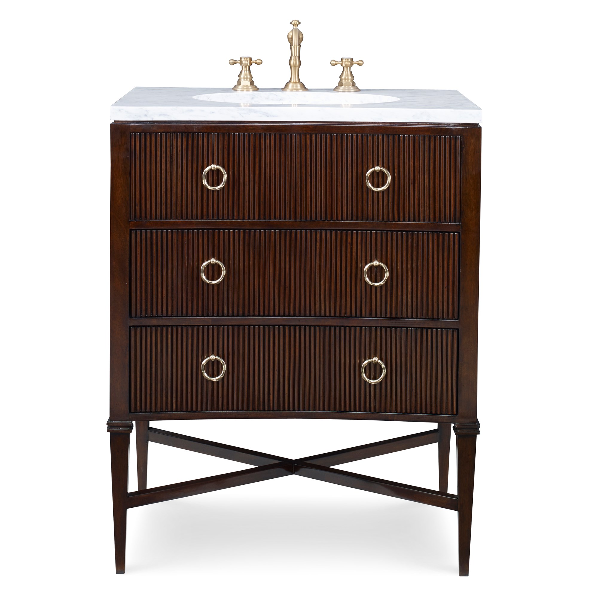 Тумбочка, Petite (до 33,5) 09170-110-301 Reeded Sink Chest Ambella  - Вид №2